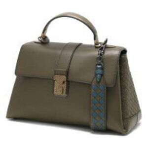Bottega Veneta Piazza 2way Shoulder Bag Mustard Green Brighton Blue